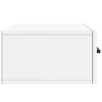 Miniatyr av produktbild för Väggmonterat sängbord vit 35x35x20 cm
