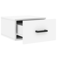 Produktbild för Väggmonterade sängbord 2 st vit 35x35x20 cm