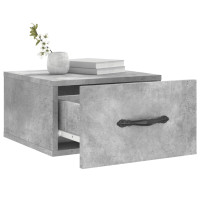 Miniatyr av produktbild för Väggmonterade sängbord 2 st betonggrå 35x35x20 cm