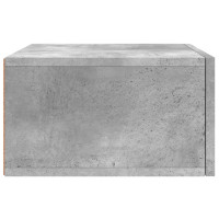 Produktbild för Väggmonterat sängbord betonggrå 35x35x20 cm