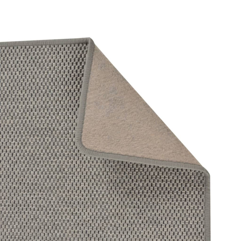 Produktbild för Gångmatta sisallook silver 50x250 cm