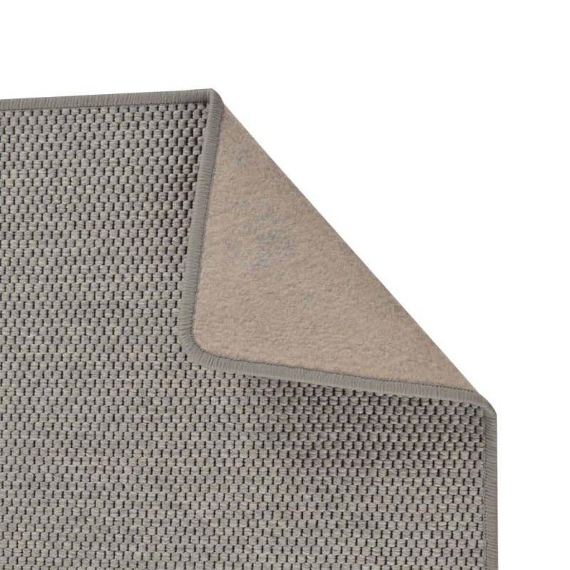 Produktbild för Gångmatta sisallook silver 80x200 cm