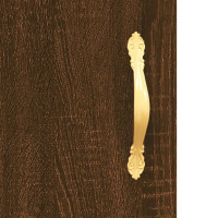 Miniatyr av produktbild för Soffbord brun ek 90x50x40 cm konstruerat trä