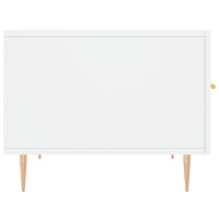 Produktbild för Soffbord svart 50x50x40 cm konstruerat trä