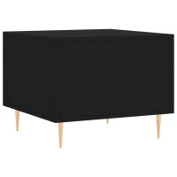 Produktbild för Soffbord svart 50x50x40 cm konstruerat trä