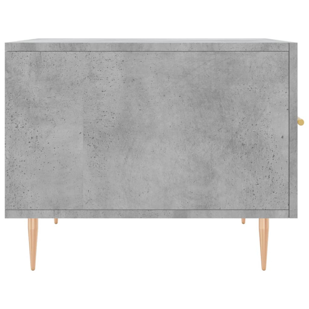 Produktbild för Soffbord betonggrå 50x50x40 cm konstruerat trä