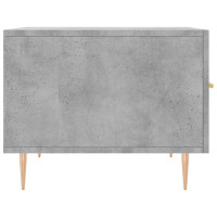 Produktbild för Soffbord betonggrå 50x50x40 cm konstruerat trä