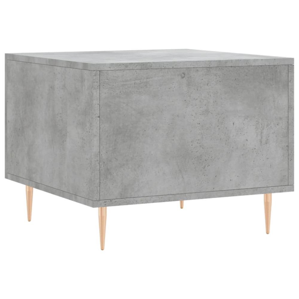 Produktbild för Soffbord betonggrå 50x50x40 cm konstruerat trä