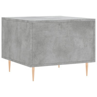Produktbild för Soffbord betonggrå 50x50x40 cm konstruerat trä