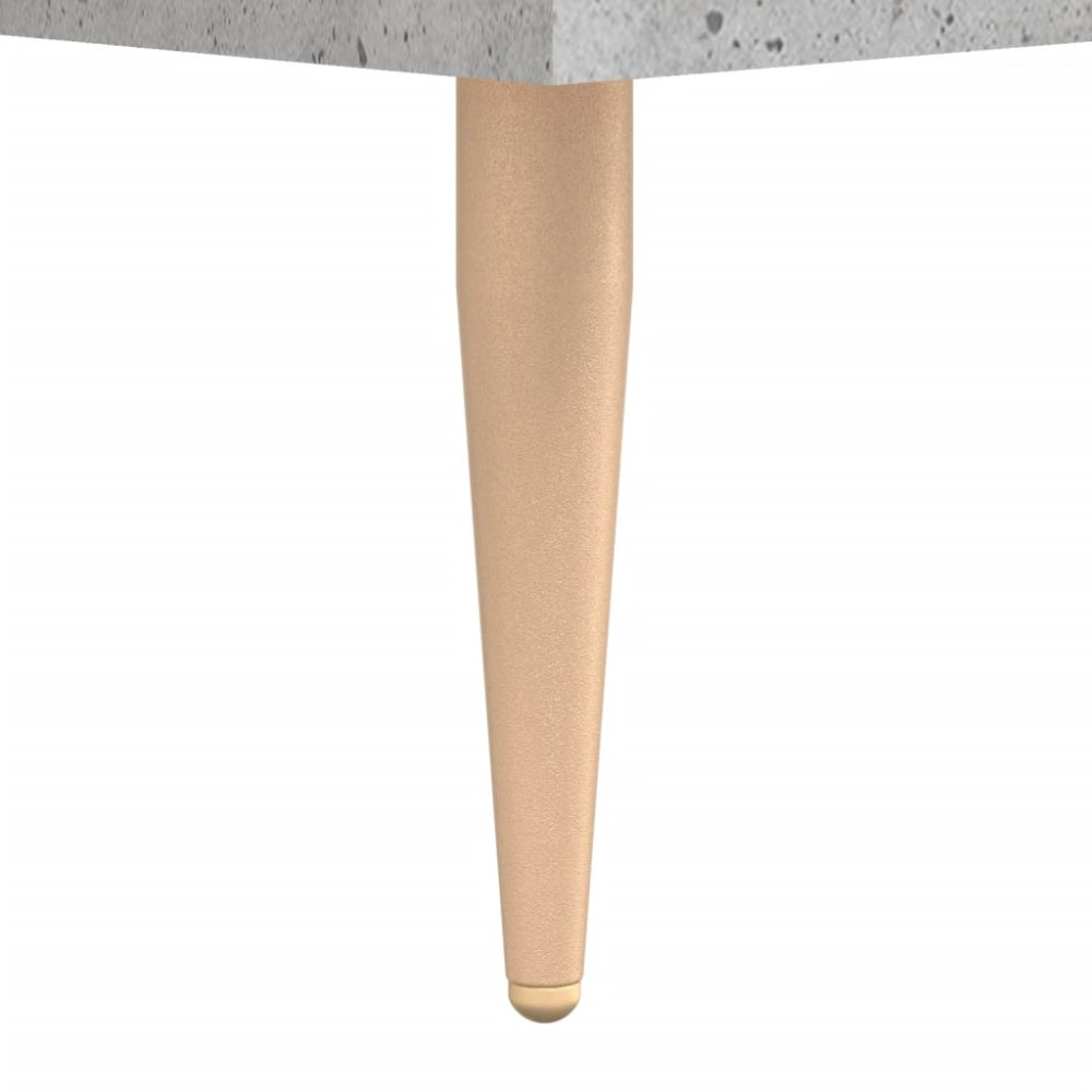 Produktbild för Soffbord betonggrå 50x50x40 cm konstruerat trä
