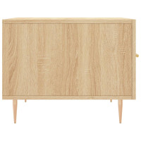 Produktbild för Soffbord sonoma-ek 50x50x40 cm konstruerat trä