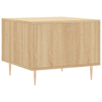 Produktbild för Soffbord sonoma-ek 50x50x40 cm konstruerat trä