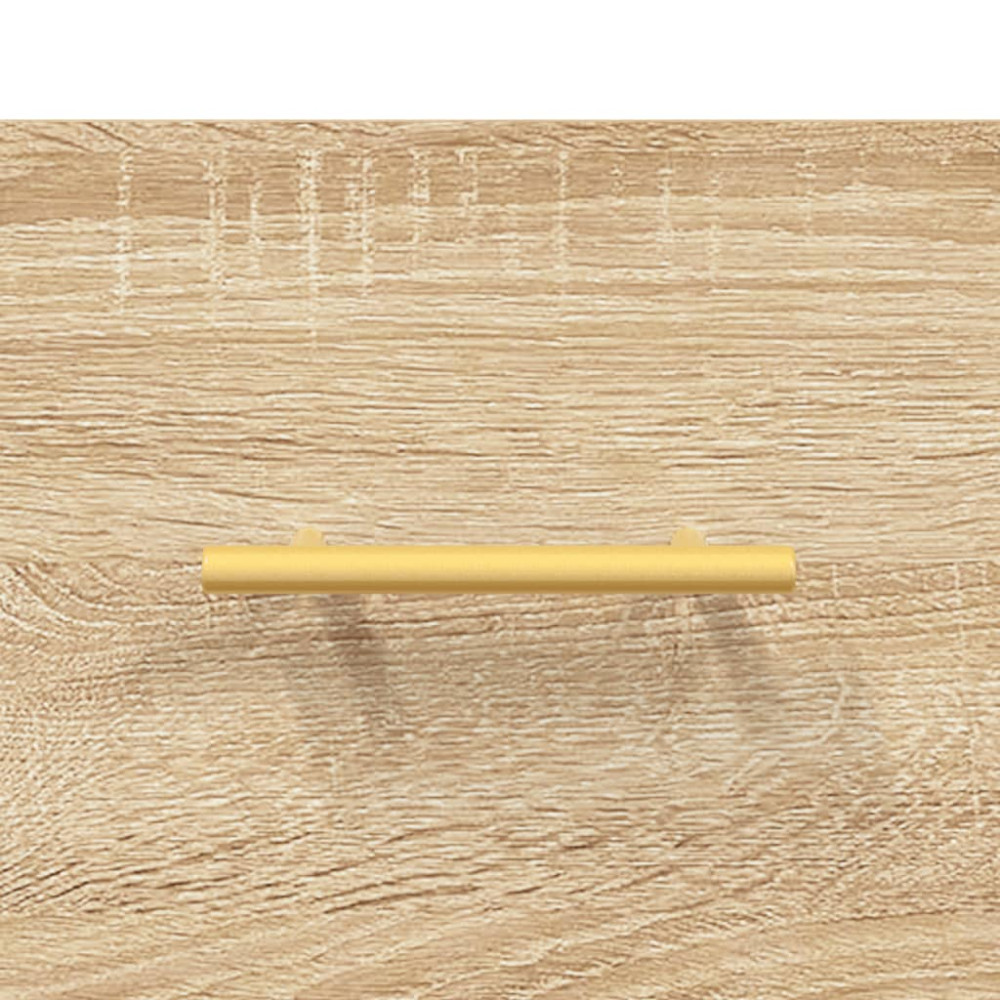 Produktbild för Soffbord sonoma-ek 50x50x40 cm konstruerat trä