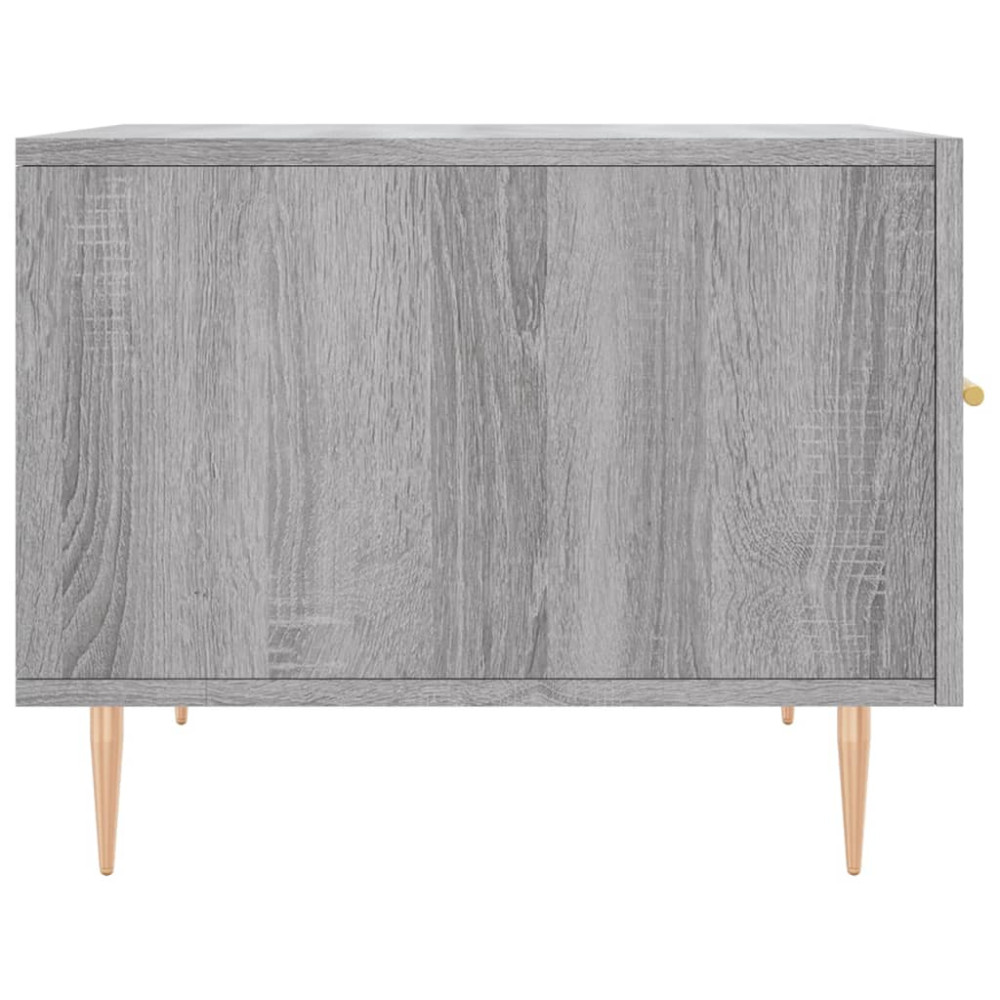 Produktbild för Soffbord 2 st grå sonoma 50x50x40 cm konstruerat trä