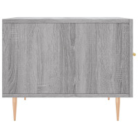 Produktbild för Soffbord 2 st grå sonoma 50x50x40 cm konstruerat trä
