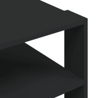 Produktbild för Soffbord svart 59,5x59,5x40 cm konstruerat trä