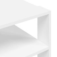 Produktbild för Soffbord vit 59,5x59,5x40 cm konstruerat trä