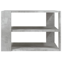Produktbild för Soffbord betonggrå 59,5x59,5x40 cm konstruerat trä