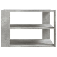 Produktbild för Soffbord betonggrå 59,5x59,5x40 cm konstruerat trä