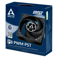 Produktbild för ARCTIC P8 PWM PST Datorväska Fan 8 cm Svart