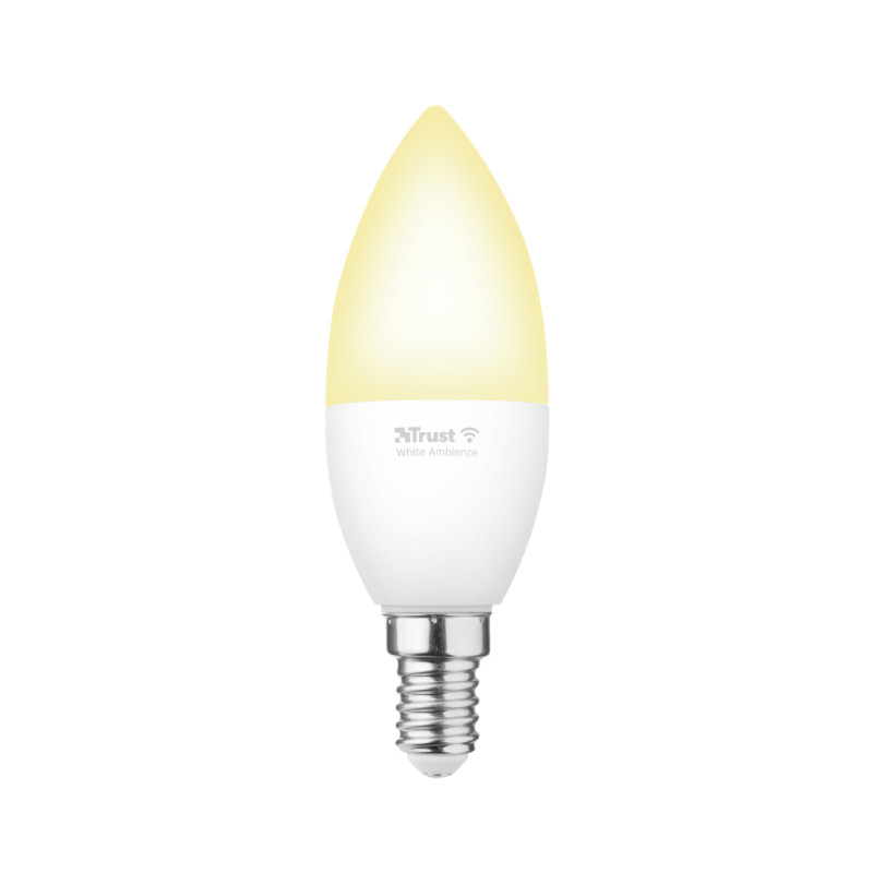 Produktbild för Trust 71297 smart belysning Smart glödlampa Vit Wi-Fi