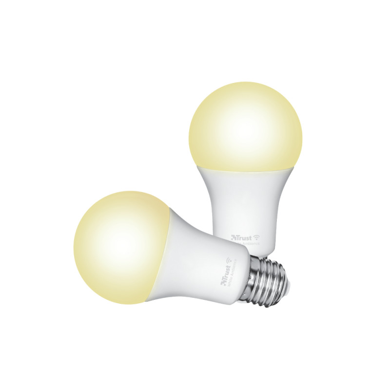 Produktbild för Trust 71298 smart belysning Smart glödlampa Vit Wi-Fi