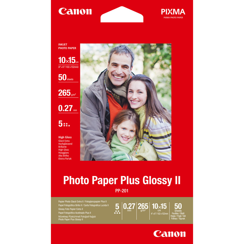 Produktbild för Canon 2311B003 fotopapper Röd Högglans