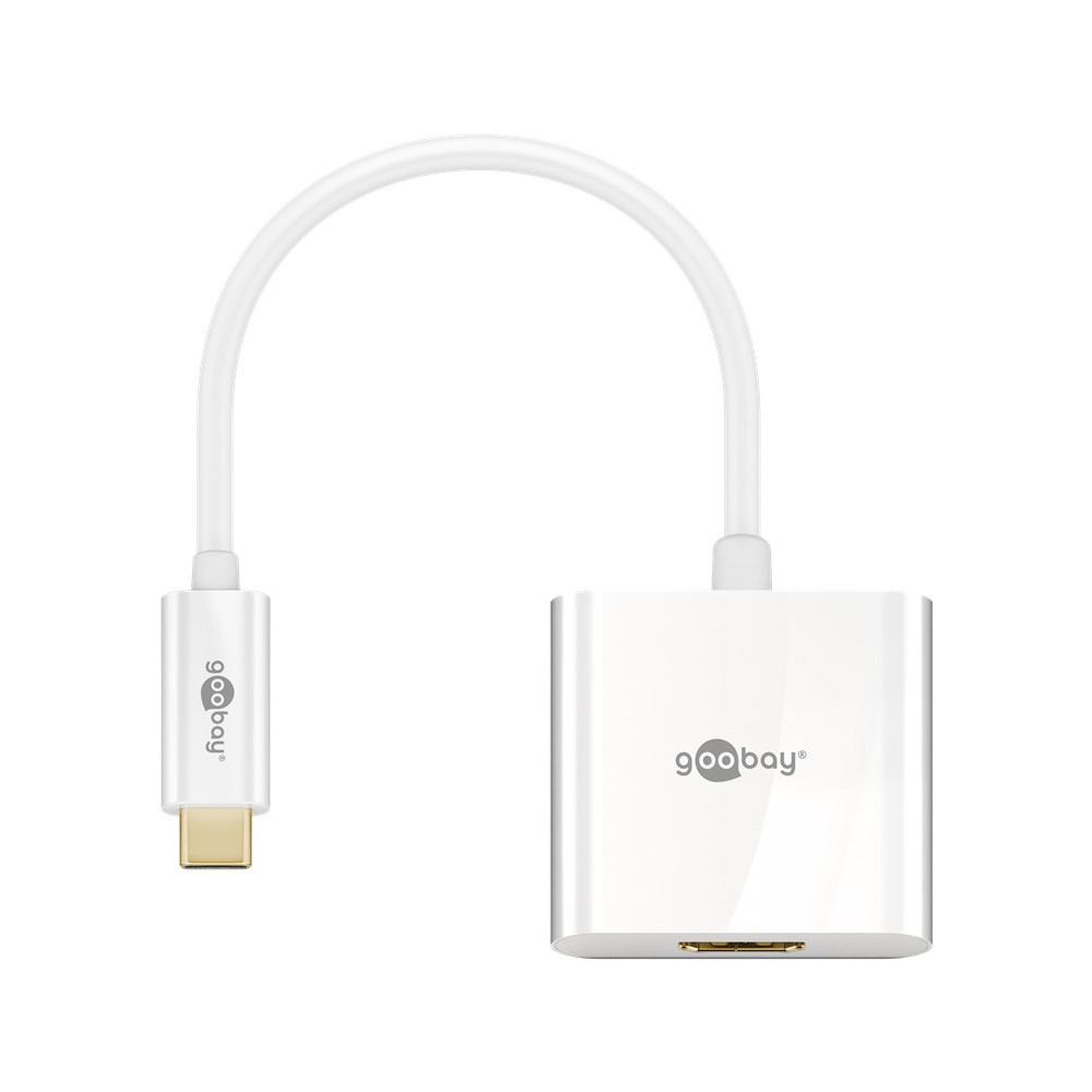 Produktbild för Goobay 66259 USB-grafikadapter Vit