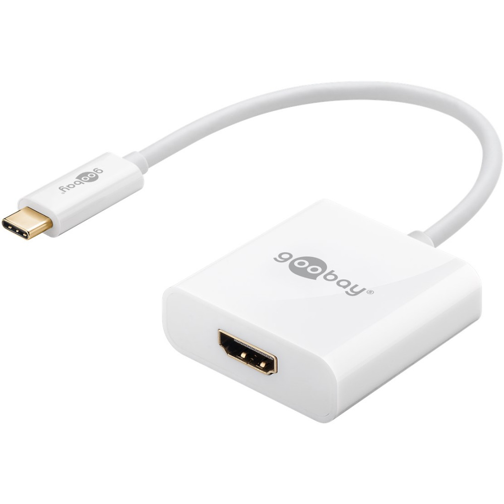 Produktbild för Goobay 66259 USB-grafikadapter Vit