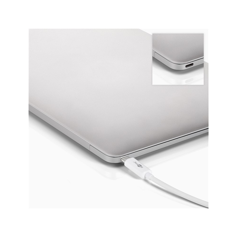 Produktbild för Goobay 66259 USB-grafikadapter Vit