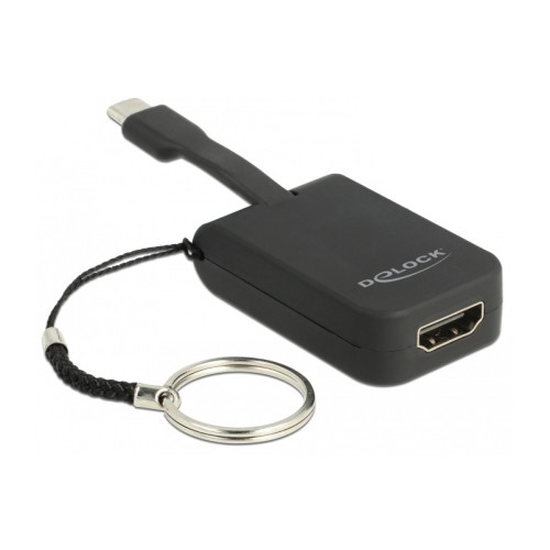 DeLOCK DeLOCK 63942 videokabeladapter 0,03 m USB Type-C HDMI Svart