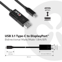 Produktbild för CLUB3D cac-1557 USB C Displayport 1.4 Svart