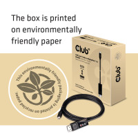 Produktbild för CLUB3D cac-1557 USB C Displayport 1.4 Svart