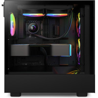 Produktbild för NZXT Kraken 240 RGB Processor Allt-i-ett vätskekylare 12 cm Svart 1 styck
