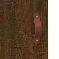 Produktbild för Sängbord 2 st brun ek 40x40x50 cm konstruerat trä