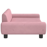 Miniatyr av produktbild för Barnsoffa rosa 100x54x33 cm sammet