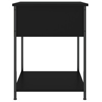 Produktbild för Sängbord 2 st svart 44x45x58 cm konstruerat trä