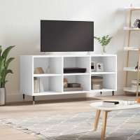 Miniatyr av produktbild för Tv-bänk vit 103,5x30x50 cm konstruerat trä