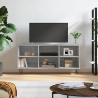 Miniatyr av produktbild för Tv-bänk grå sonoma 103,5x30x50 cm konstruerat trä