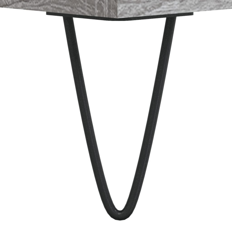 Produktbild för Tv-bänk grå sonoma 103,5x30x50 cm konstruerat trä