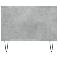 Produktbild för Soffbord betonggrå 102x50x40 cm konstruerat trä