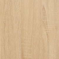 Produktbild för Bokhylla sonoma-ek 34,5x32,5x90 cm konstruerat trä