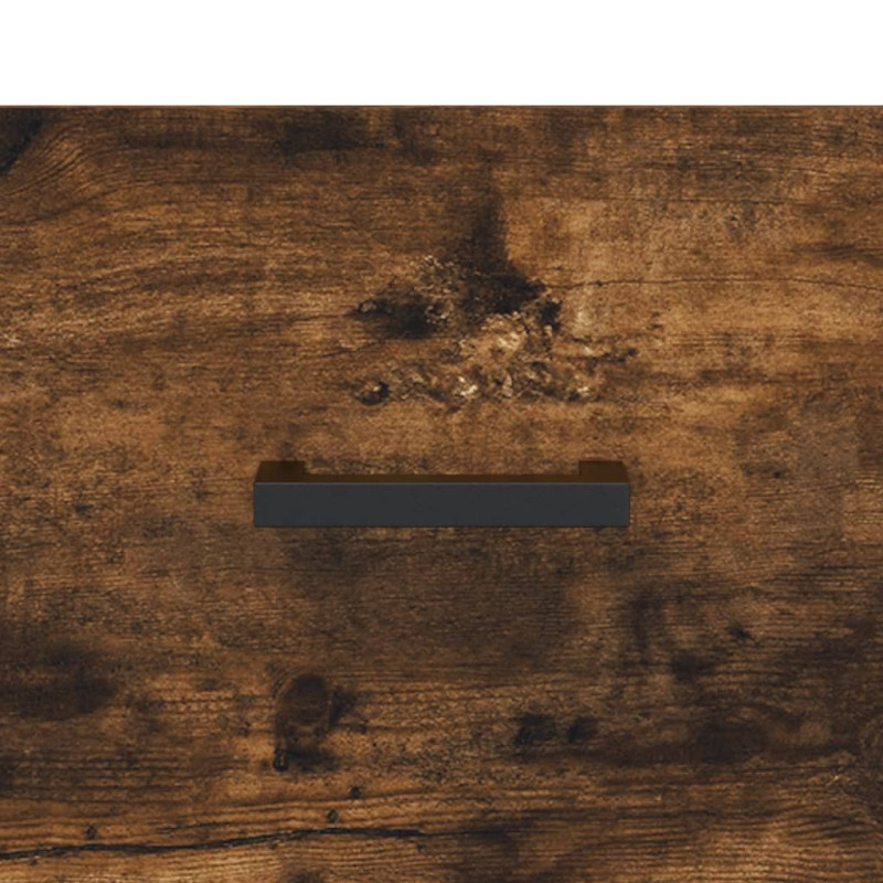 Produktbild för Skohylla rökfärgad ek 30x35x105 cm konstruerat trä
