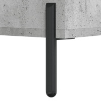 Miniatyr av produktbild för Skoskåp betonggrå 30x35x105 cm konstruerat trä