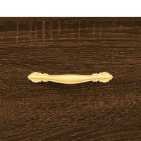Miniatyr av produktbild för Högskåp brun ek 69,5x31x115 cm konstruerat trä