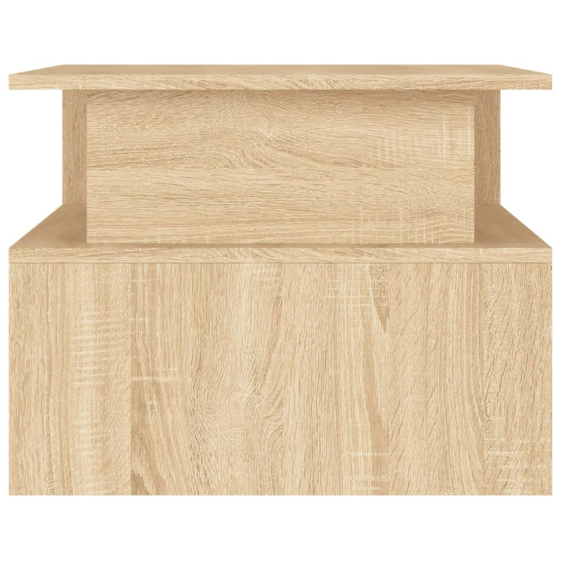 Produktbild för Soffbord sonoma-ek 90x55x42,5 cm konstruerat trä