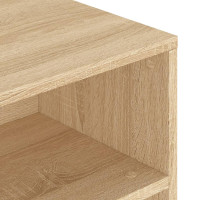 Miniatyr av produktbild för Soffbord sonoma-ek 90x55x42,5 cm konstruerat trä