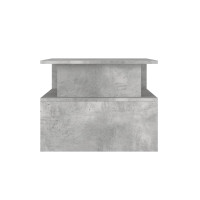 Produktbild för Soffbord betonggrå 90x55x42,5 cm konstruerat trä