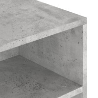 Produktbild för Soffbord betonggrå 90x55x42,5 cm konstruerat trä
