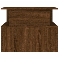 Miniatyr av produktbild för Soffbord brun ek 90x55x42,5 cm konstruerat trä